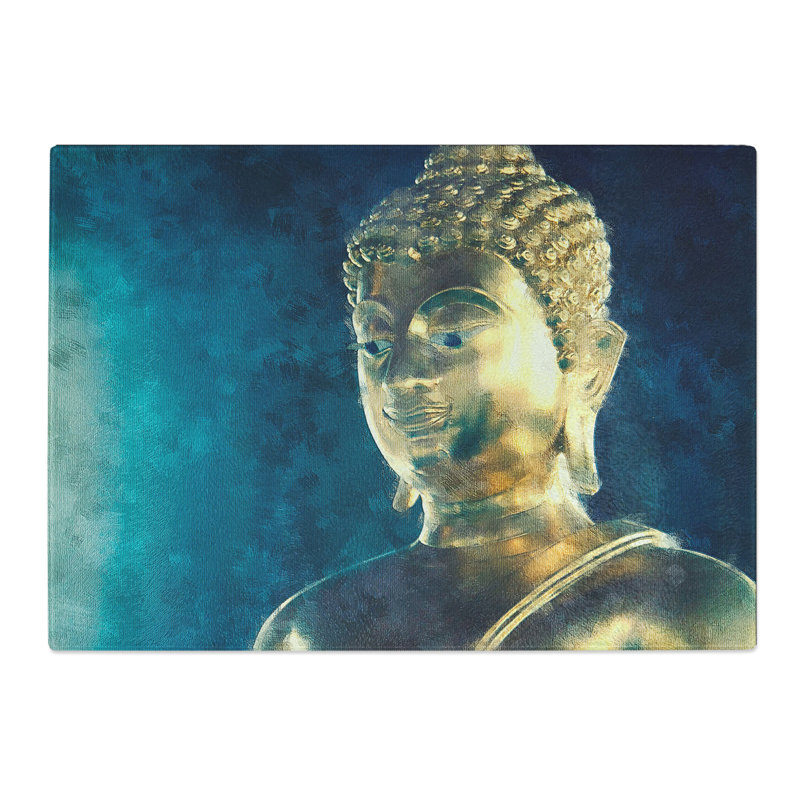 Buddha Statue Vol.6 Painting Chopping Board, 0.4cm H x 20cm W x 28.5cm L