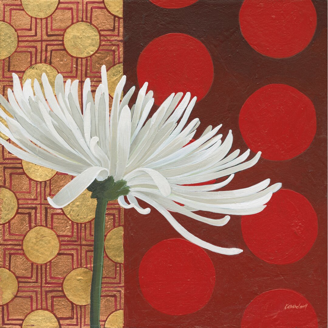 Leinwandbild Morning Chrysanthemum I von Kathrine Lovell