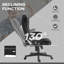 Chaise de bureau de massage vibrante à 6 points HOMcom-1628428967