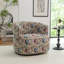 Fauteuil demi-tonneau pivotant rembourré Bryonie