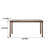 Hameldon Walnut Solid Wood Dining Table-1779673343