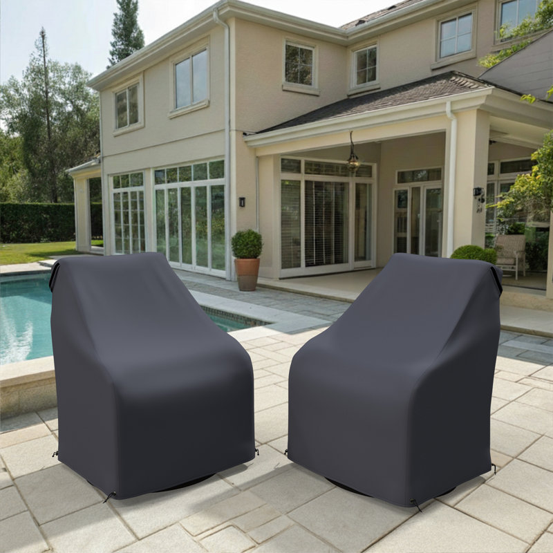 Addallee Swivel Premium All-Weather Wicker Outdoor Lounge Chair Covers