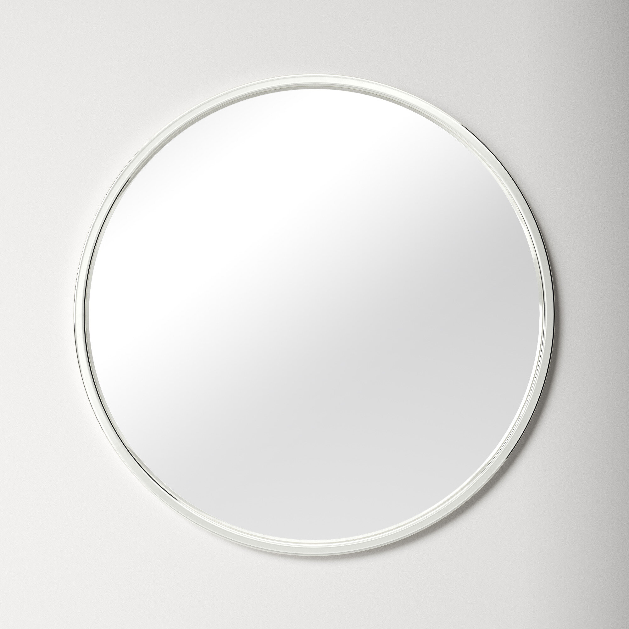 Zora Round Metal Wall Mirror