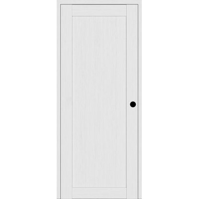 1 Panel Shaker DIY-Friendly Solid Manufactured Wood Paneled Prefinished Standard Interior Door