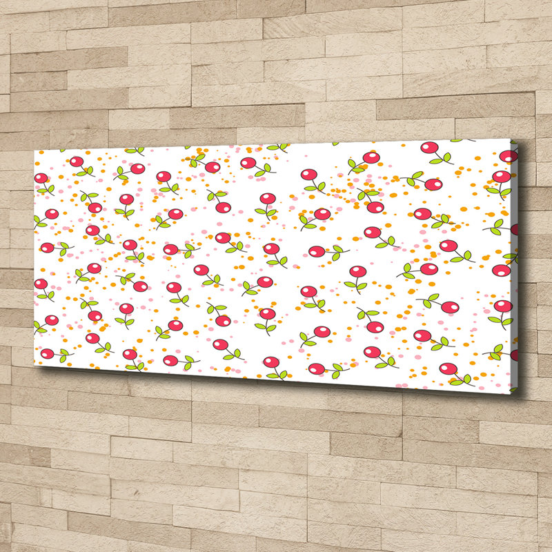 Cherries - Wrapped Canvas Print