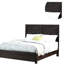 Grand lit avec attrait rustique contemporain, lit fini et tête de lit, chambre à coucher-829087511-829087510