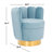 Skye Velvet Barrel Chair-313669085