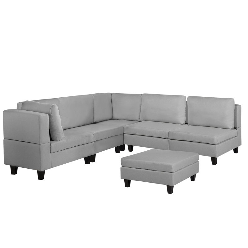 Wodella 3 - Piece Living Room Set, Light Grey