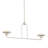 Troy Lighting Pacific 7.75 inch wide 2 Light Integrated LED Linear in Warm Silver Leaf-114642087-114642088