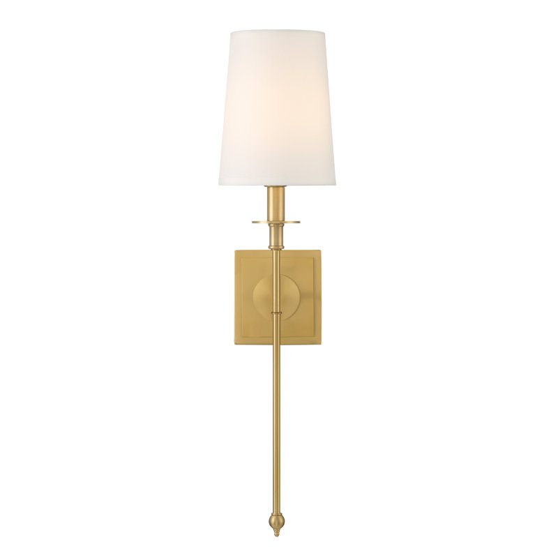 Ebern Designs Ramachandra - 1 Light Wall Sconce In Timeless, Gold