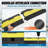Rubber Cable Guard 38.58 x 9.45 x 1.77 in 5-Pack 2-Channel Wire Protection Ramp Black/Yellow with Flip-Open Top Cover