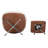 Jocelynne Upholstered Swivel Club Chair with Ottoman-105480019