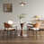 Ambre brillant / noyer foncé
