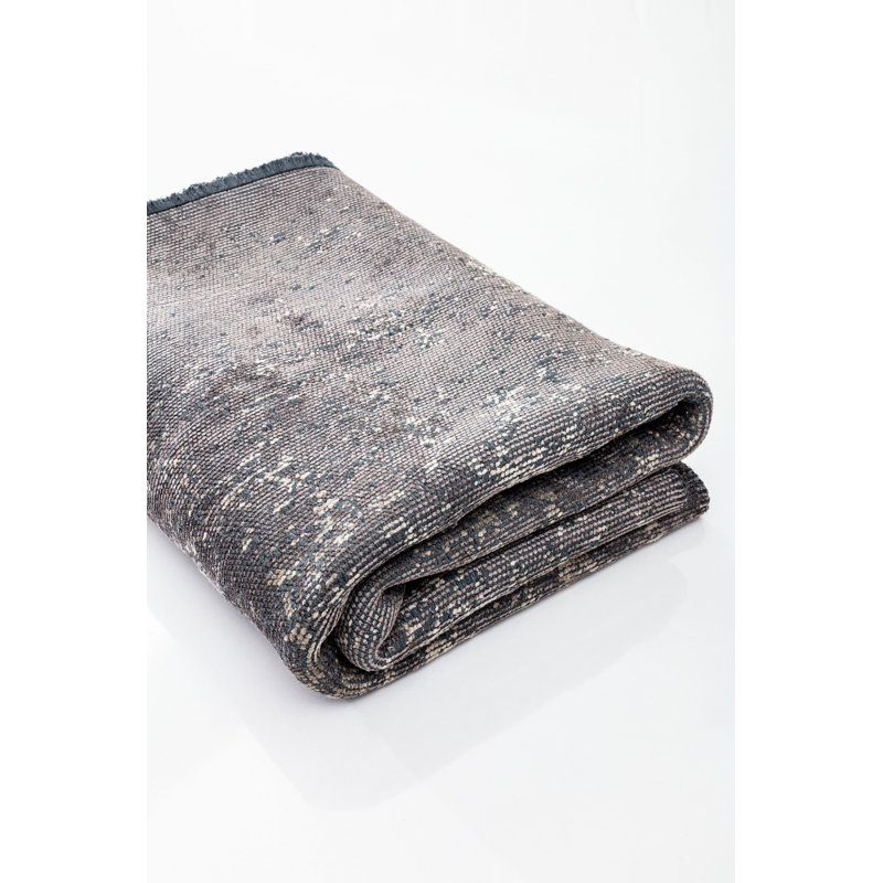 Rapture Beige Gray Oriental Luxury Area Rug, Rectangle 7'10" x 11'2"