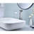 Bathroom Sink Faucet Featuring Waterfall Spout And Single Handle, Pop - Up Drain  No Overflow , Brushed Nickel Finished Stainless Steel, Stable Flow For A Calm Atmosphere, Easy To Manage Water-128772748