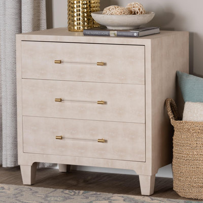 Armoire de rangement 3 tiroirs Itza Baxton Studio Nira