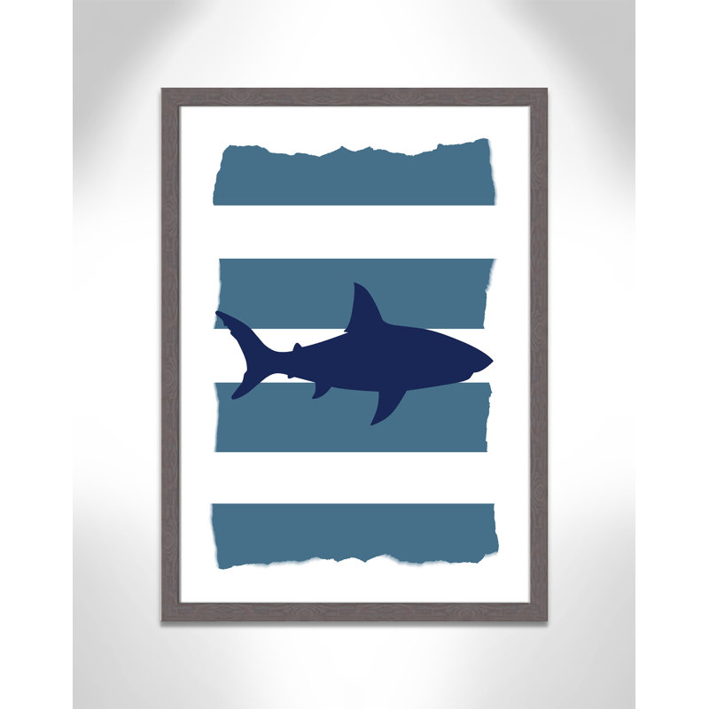 Wild One 1' Wall Decal, 34.5" H x 24.5" W x 0.6" D, Grey Woodgrain Flat Framed