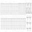 100 cm H x 3.2 cm W Steel Fencing Kits Fencing