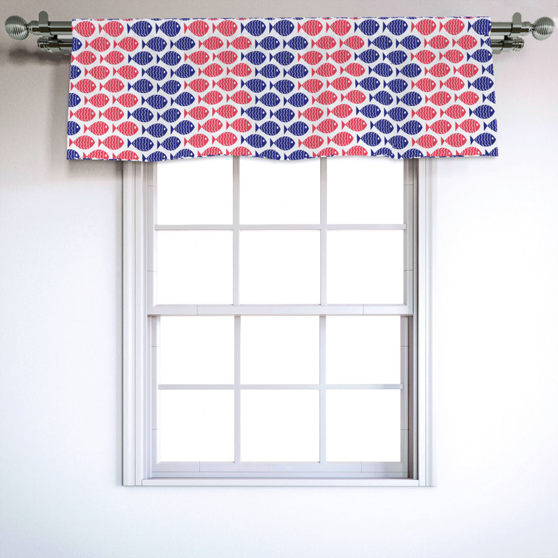 Sateen Ruffled Window Valance