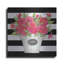 Winston Porter «Fuchsia Jardin Stripes» par Cindy Jacobs, art mural en métal-883551446