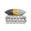 Ensemble de housse de couette 100% coton noir / jaune-1768603351