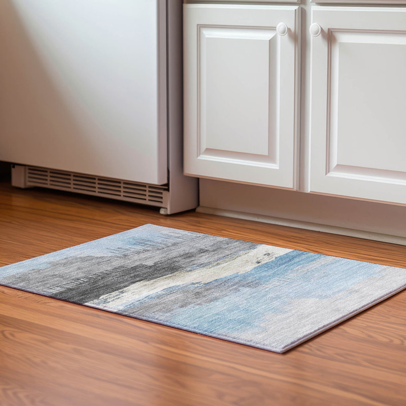 Tapis moderne lavable à la machine de qualité supérieure Fairwood AMF1880, Rectangle 1 pi 8 po x 2 pi 6 po