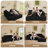 No Assembly Required Plush Corduroy Sofa, 2-Piece Sleeper Sofa with L-Shape Chaise-96825092-96229884