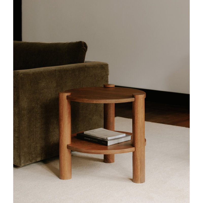 OLSEN Solid Wood End Table