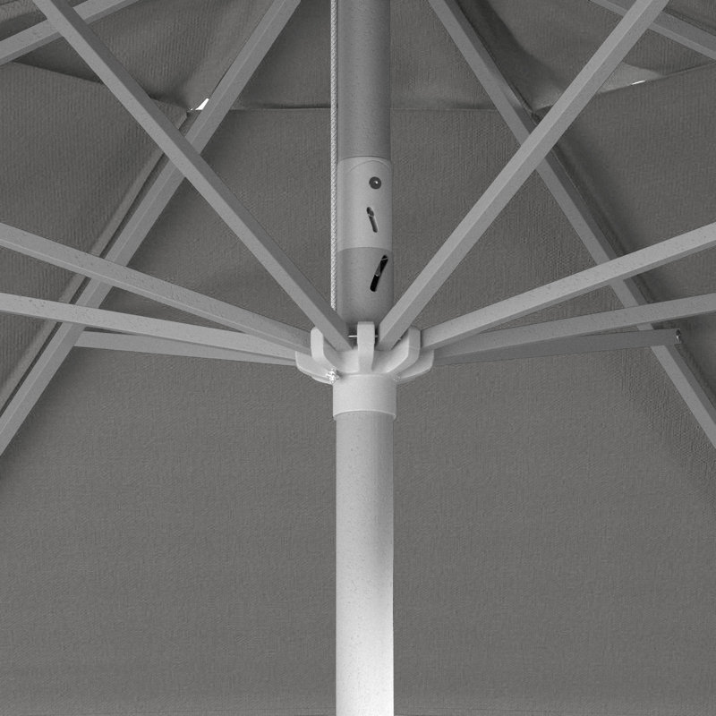 Parasol de marché 86,3 po Kenne, Toile granit Sunbrella®, l 90 po x P 90 po