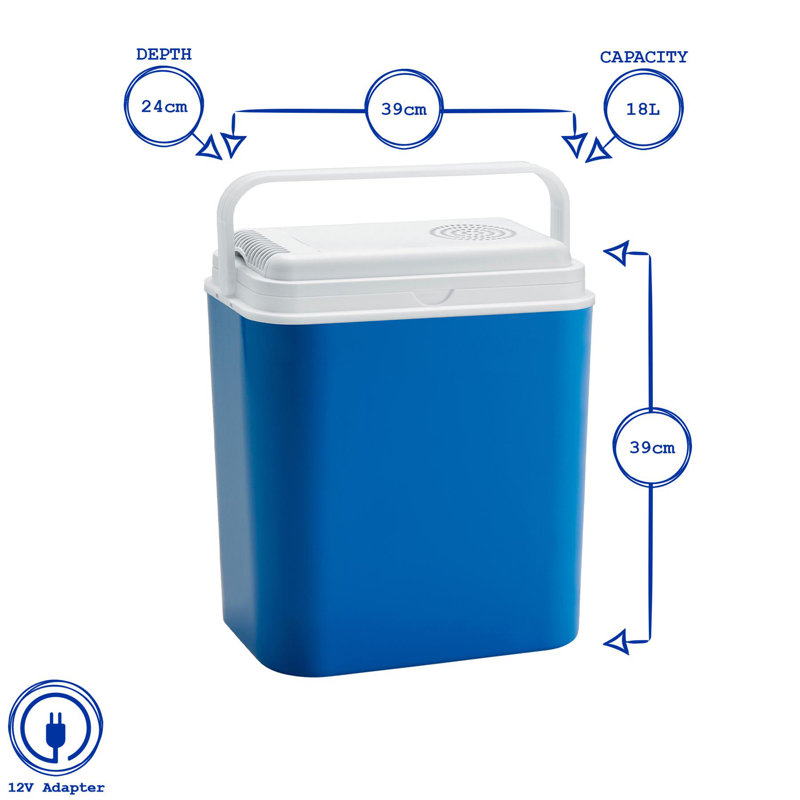 Harbour Housewares 18L Ice Chest in Blue