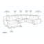 Canapé modulaire rembourré 8 pièces Kyrese-94191172