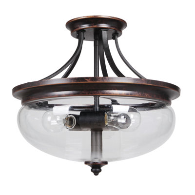 Westerfield Glass Semi Flush Mount