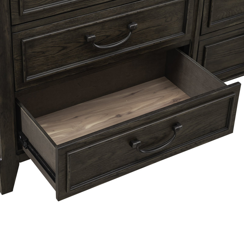 Arianni 10 Drawer 58" Wide Dresser - Saddle Brown