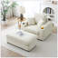 Chaise rembourrée avec repose-pieds Abegale-1037584730