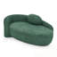 Chaise longue avec accoudoirs latéraux et coussin-729261429