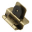 Double charnière démontable 1/4 "superposé, 3/8" encastré avec cadre à fermeture automatique - Nickel satiné - charnières de porte d'armoire (ensemble de 2)-37287758-125347258