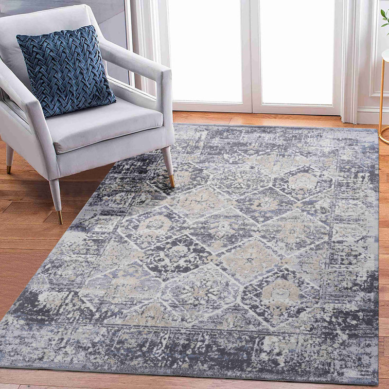 Collection Traditional Non-Shedding Living Room Bedroom Dining Home Office Stylish And Stain Resistant Area Rug