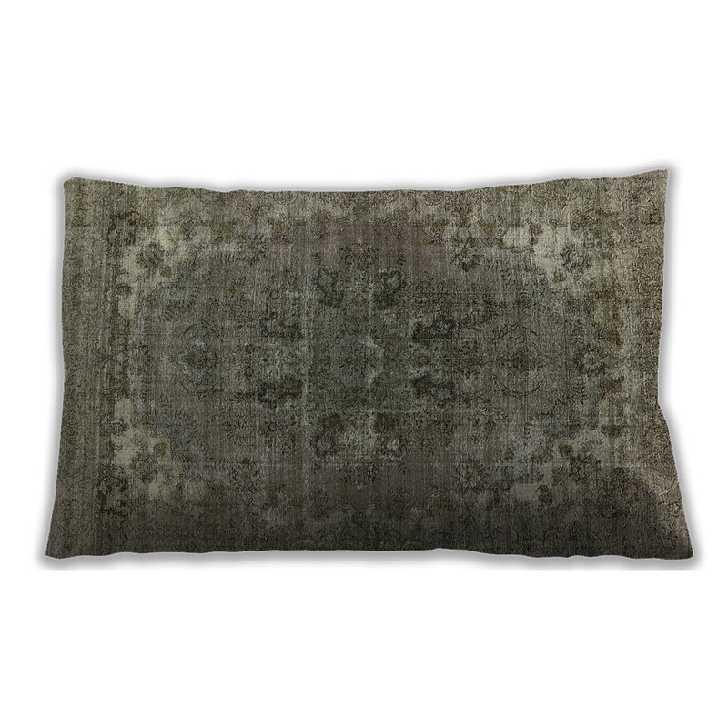 Goldenray Damask Outdoor Throw Pillow