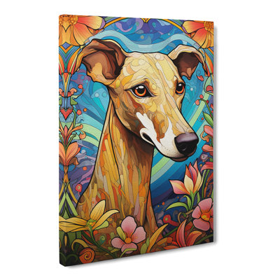 Whippet Nouveau - Print
