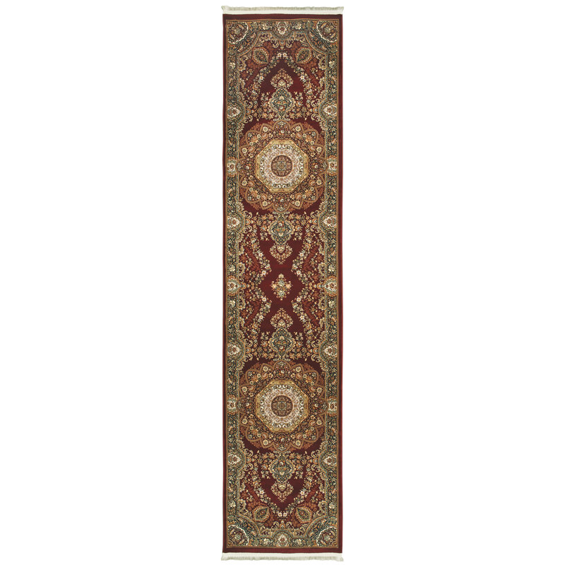 Knepp Oriental Indoor Rug, Runner 2'3" x 10'