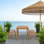 3 Pieces Wood Dining Set with 2 Benches