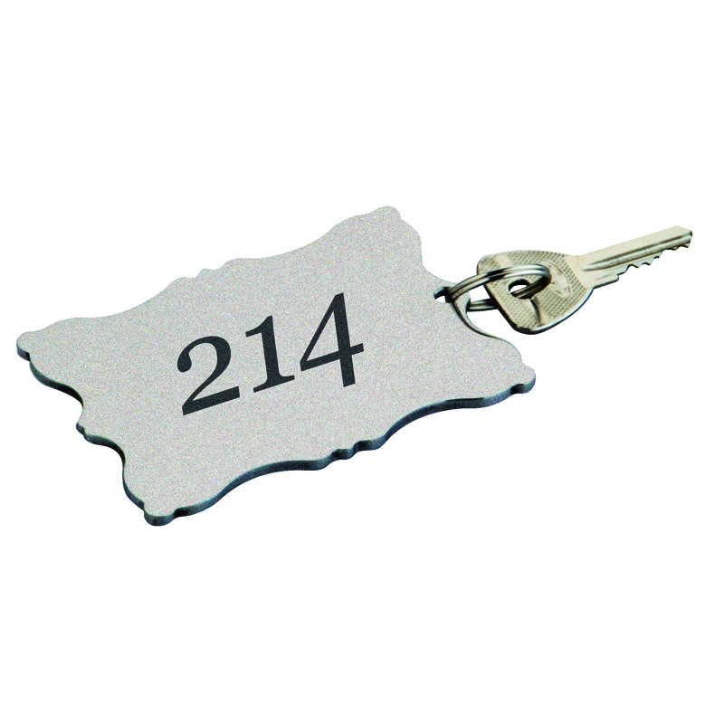 MEPRA 3.2'' W Key Chain, Pewter