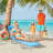 Outsunny Folding Chaise Lounge Pool Chairs, Outdoor Sun Tanning Chairs With Pillow, Reclining Back, Steel Frame & Breathable Mesh For Beach, Yard, Patio, Blue