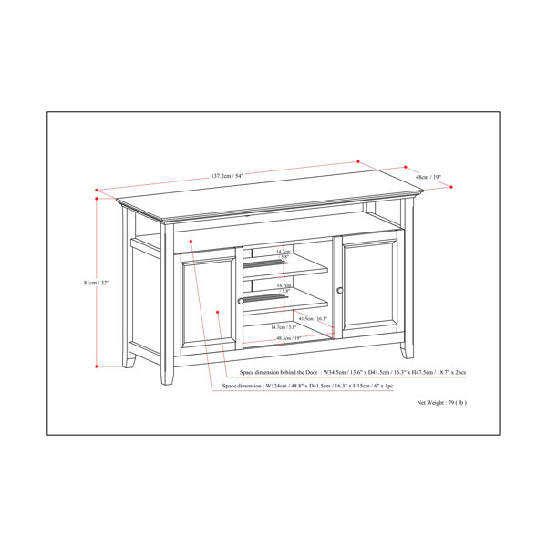 Dimensions du produit