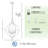 Estefanita 6 - Light Dimmable Geometric Chandelier-980042189