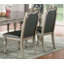 Ensemble de 2 chaises d'appoint Majestic Formal Gris / Argent