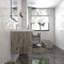 Ensemble de meuble-lavabo mural simple l 24 po Texola-88823374