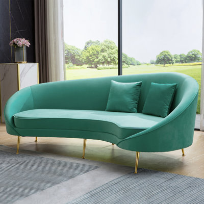 Christinna 87.8 " Velvet Sofa