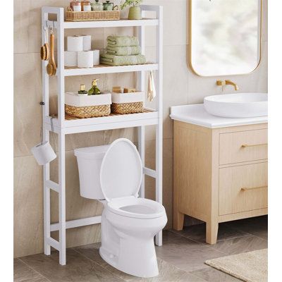 Suela Bamboo Over The Toilet Storage