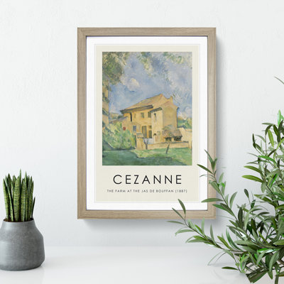 Farm At The Jas De Bouffan by Paul Cezanne - Single Picture Frame Print